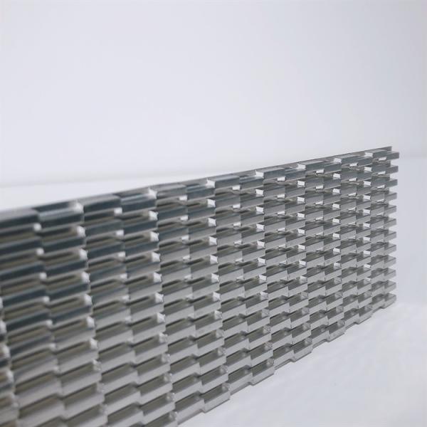 Buy Aluminum Lanced Offset Folded Fin Heat Sink For Car Radiator at wholesale prices