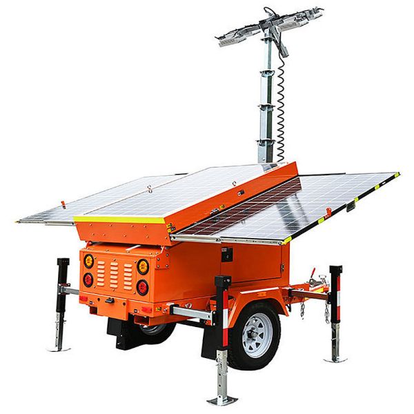 Buy Mobile Solar Light Tower LED lamps 240W 400W 600W Telescopic Light Tower Solar Light Towers for Sale at wholesale prices