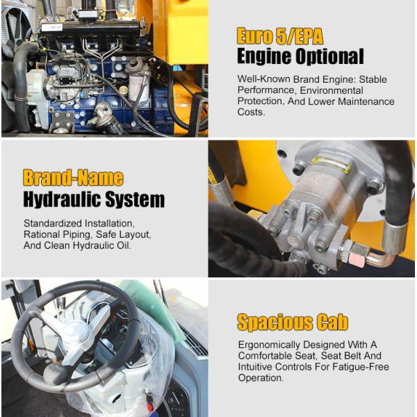 High Performance Road Machinery Vibratory Road Roller 5ton Single Smooth Drum Soil Asphalt Compactor Equipment for Sale