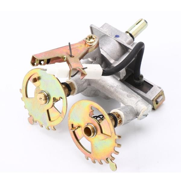 Factory spot gas cooker double gun valve body gas cooker 30° safety valve thermocouple desktop cooker safety valve body