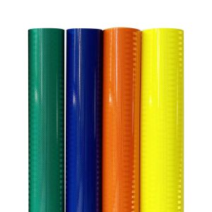 Self Adhesive PET Material Reflective Viny Micro Prismatic Reflective Sheeting