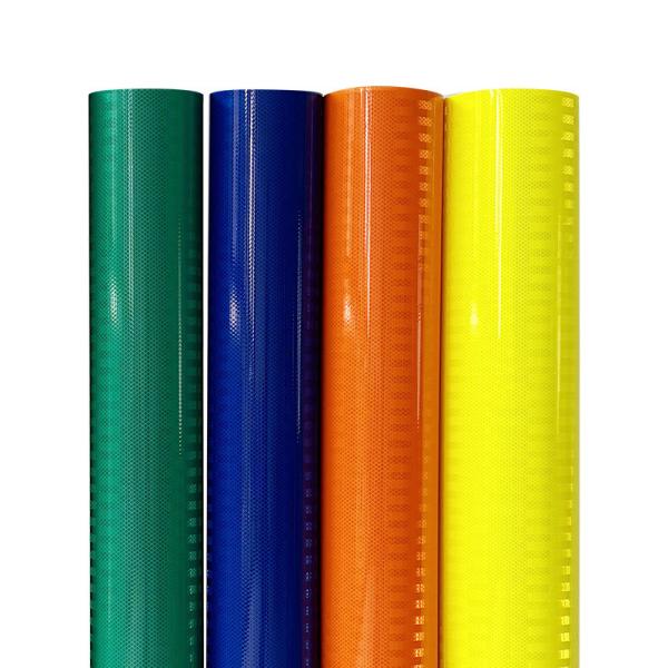 Buy Self Adhesive PET Material Reflective Viny Micro Prismatic Reflective Sheeting at wholesale prices