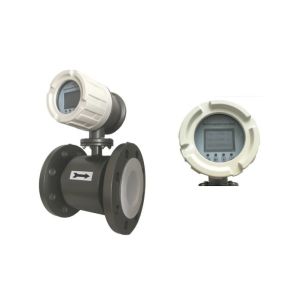 Waste Water Industrial Flow Meter / Electromagnetic Flow Transmitter
