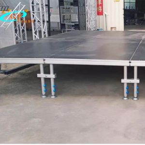 China 4' X 4' Portable Stage Platform Modular System With Height Adjustable Riser on sale China 4' X 4' Portable Stage Platform Modular System With Height Adjustable Riser on sale