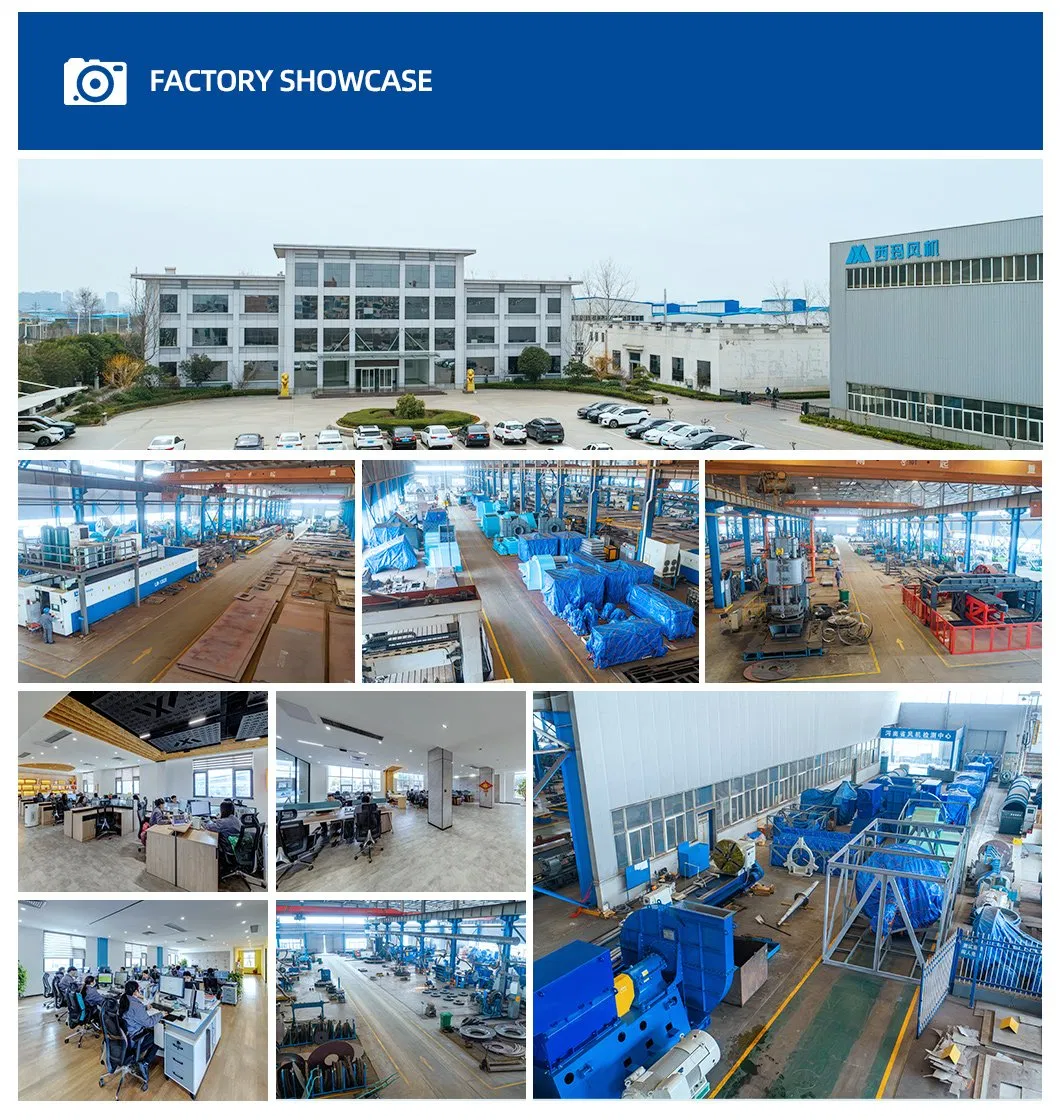 Industrial High Pressure Centrifugal Fan Flue Gas Denitrification Blower for Metal Industries