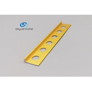 ASTM Approved Aluminium L Profiles Edge Trim 4mm Depth