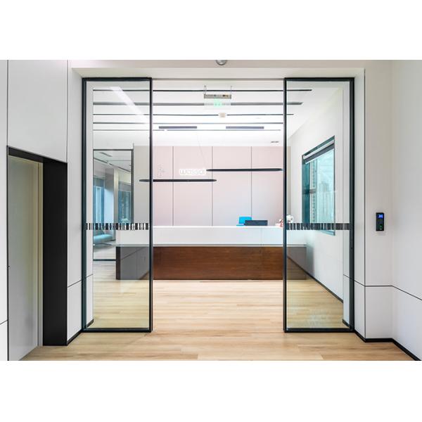 Buy Custom Aluminum Glass Partitions with Tempered Glass Panels at wholesale prices