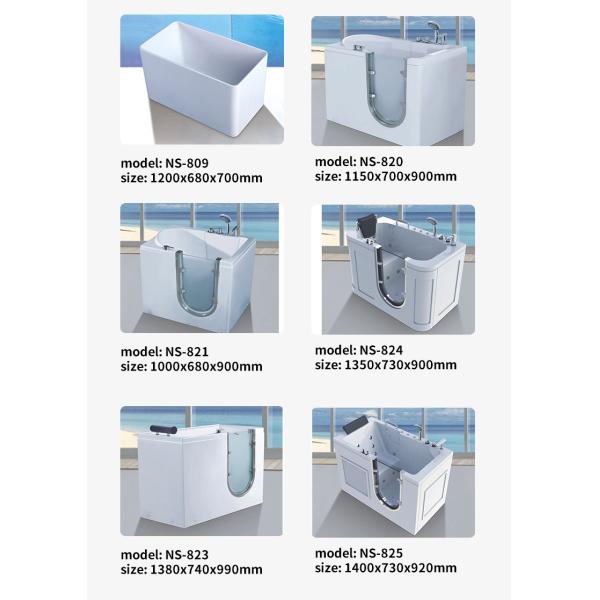 European Style Baby Spa Equipment Acrylic Newborn Baby Massage Bathtub