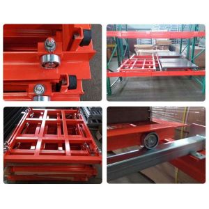 Adjustable Heavy Duty Push Back Pallet Racking System FEM standard