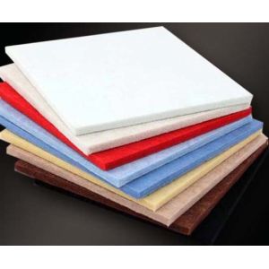 Diffusers Ceiling Rockwool Material Theater Polyester Acoustic Foam 2420 * 1220