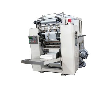 Automatic V Fold Hand Towel Folding Machine Helical Blade Shear