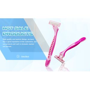 Face Cleansing Mens Disposable Shavers Applying Advanced Blades Coating