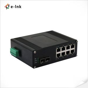 Industrial 8-port Gigabit 2.5G BASE-TX + 2-port 1.25G/2.5G/10G SFP+ BASE-FX