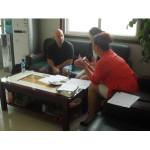 SJSZ65 / 132 Conical Dual Screw Extruder , Plastic Profile Extruder Equipment