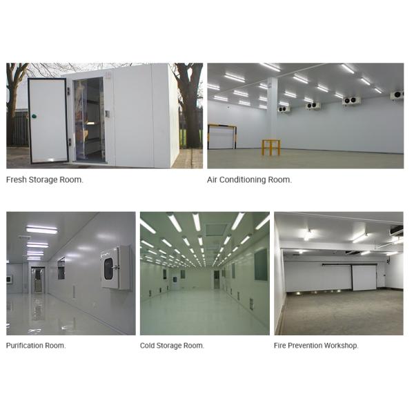 EPS Foam Thermal Insulated Sandwich Panel Lightweight 0.3 - 0.8mm Steel Thickness