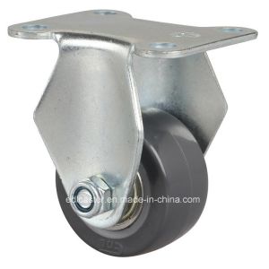 China Mini Edl 1.5 Rigid Caster 26015-76 with 38mm PU Wheel and High Load Capacity of 40kg on sale