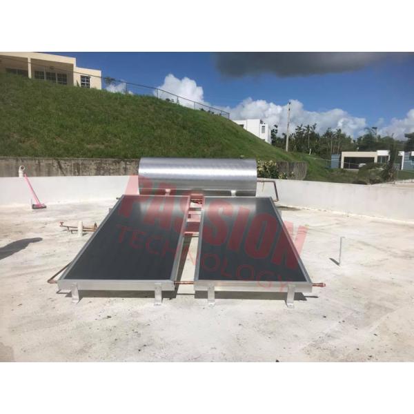 200L 300L Rooftop Solar Water Heater , Solar Energy Water Heater Closed Loop