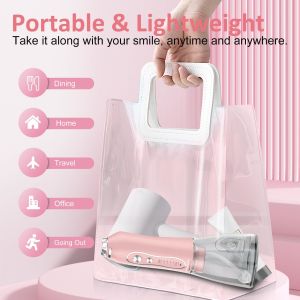 2025 Product Portable Rechargeable Oral Irrigator Cordless Teeth Cleaner IPX7