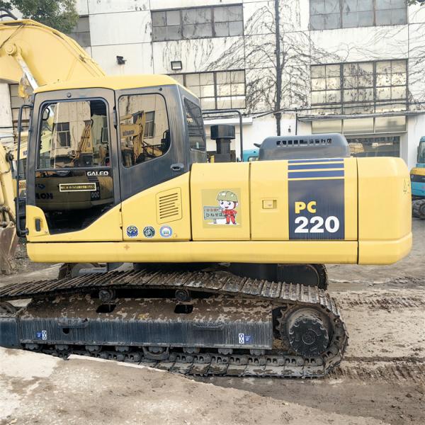 22 Ton Used Komatsu PC220-7 Crawler Excavator with Original Hydraulic Cylinder in Japan