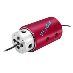 Quality 4 passages G1/8 rotary joint + Electric slip ring for sale