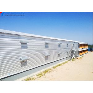 Customized Automatic Steel Structure Poultry Farming House for Broilers