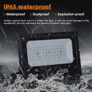 LED Outdoor Solar Flood Lights 200W Electricity Weather Resistant