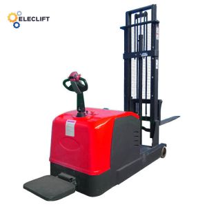PLC Control Electric Warehouse Forklift Trucks Lifting Height 6-8 Meters