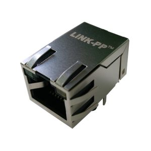 China PCB Mounting RJ45 Modular Jack 08B0-1G1T-06-F Tab-up W/LED Replace LPJ2011KWNL on sale