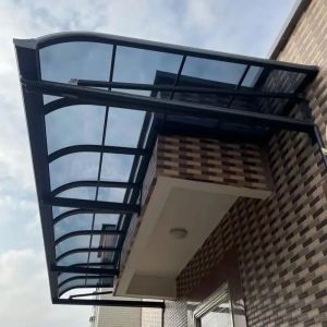 Quality Contemporary Polycarbonate Awnings with Self Cleaning Function for sale