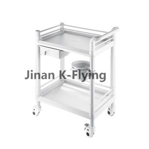 Plastic portable Hospital Nursing Treatment Medical Trolley