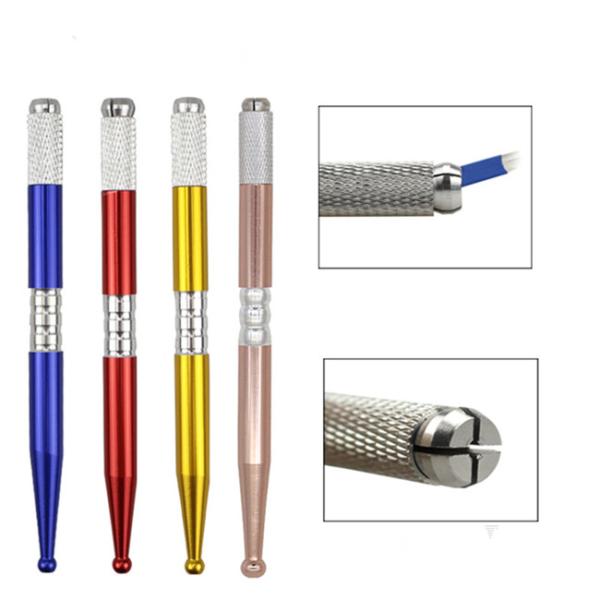 Manual Permanent Makeup Tattoo Pen For Eyebrow / Eyeline / Lip Makeup