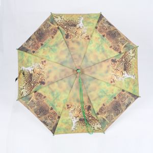 Personalized Kids Character Umbrellas , Toddler Rain Umbrella ABS Plastic Handle