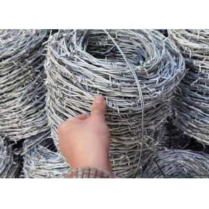 Prison Roll 12.5 Barbed Fencing Wire Low Carbon Steel