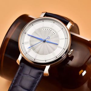 Stainless Steel Case Mens Automatic Watches Mechanical 75x115MM Band Length