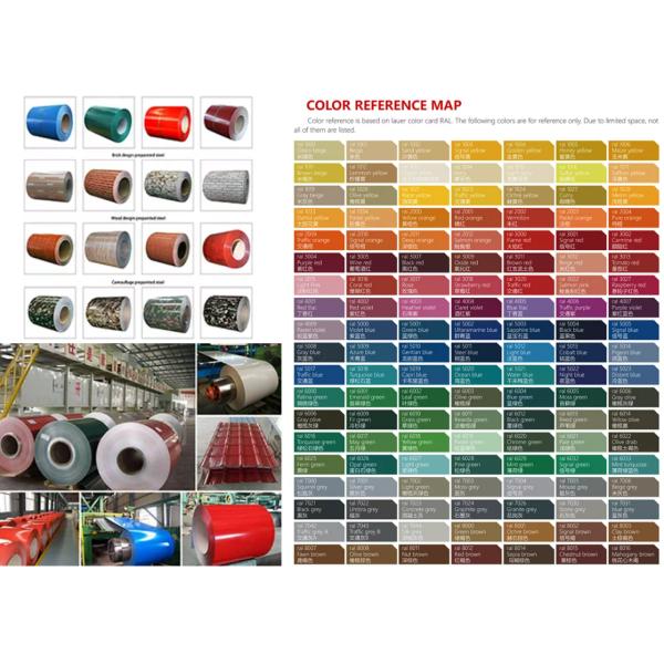 PPGI PPGL Pre Painted Galvanized Coils With Longer Lifespan