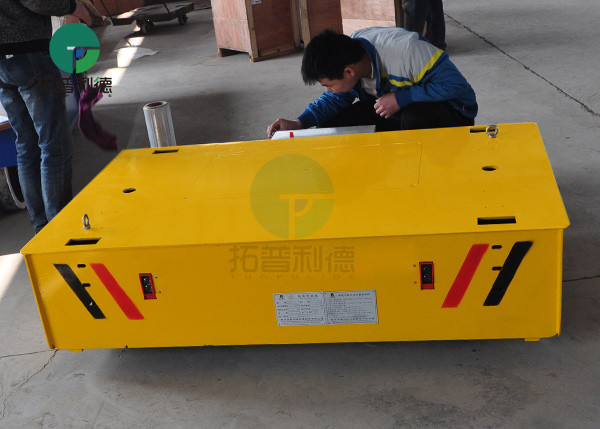 high temperature proof 50 ton railway transfer electric motorized cart for dies