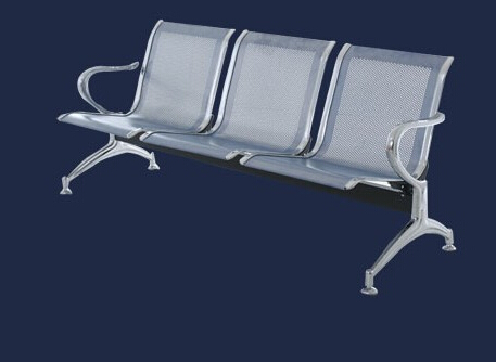 Buy 3 Seater China Airport Chair with Chrome Base at wholesale prices