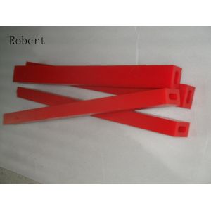 -30℃ - 80℃ Heat Resistant Polyurethane Parts Oil Resistance Red Color
