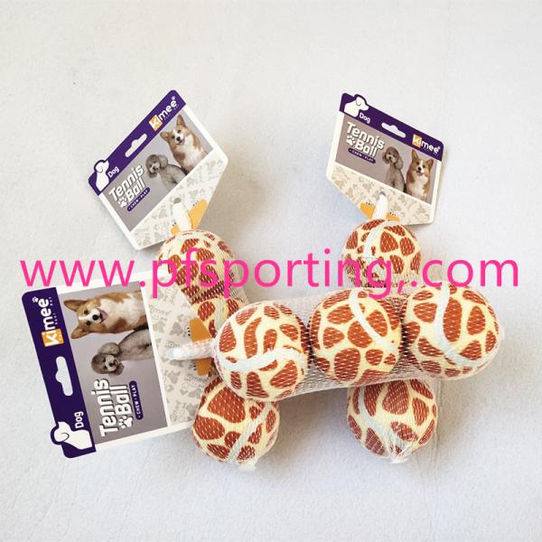 Eco-Friendly Rubber Pet Training Toy Tennis Balls for Dogs Pet Safe Dog Toys for Exercise Training