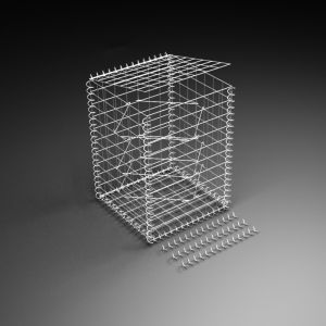 China Iron Galvanised 50 X 50mm Welded Mesh Gabion on sale