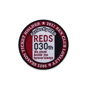 Custom Club Logo Patches Embroidered Applique Merrowed Souvenir Hats Patch