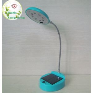 Energy saving green 100 * 92 * 260mm 80mAh / 5.5V 8LEDs solar powered led lamp