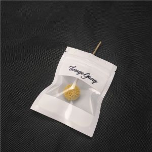 Customized Plastic Pouch Jewelry Packaging Bags With Clear Window