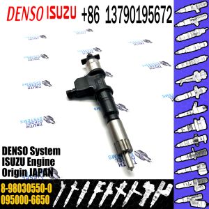 common rail injector 095000-6650 8-98030550-0 injector for Isuzu 6WF1 injector