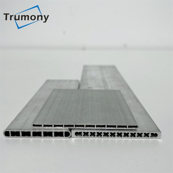 Buy Harmonica Aluminum Radiators Parts Extruded Micro Channel Flat Tube at wholesale prices