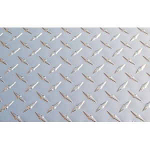 Quality OEM Aluminium Checker Plate Sheet High Brightness For House Decoration for sale
