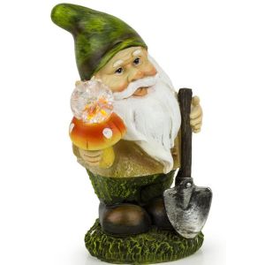 China Ceramic 4W Solar Powered Yard Ornaments on sale