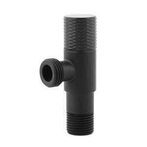 Black Finishing SS304 Angle Valve 1/2" 3/4" 3/8"