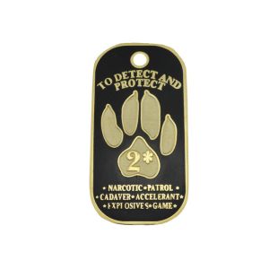 Zinc Alloy, Aluminum, Stainless Steel Metal Personalised Dog Tags With Synthetic