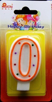 Buy Best-selling unique polka dot number birthday candle at wholesale prices